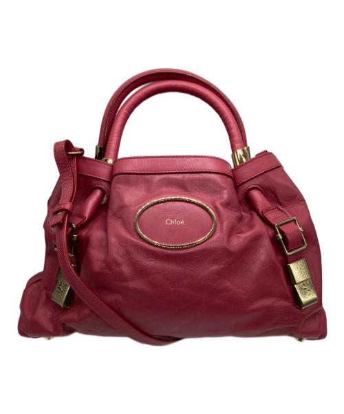 Chloe（クロエ）Chloe (クロエ) 2WAYバッグ レッドの古着・服飾アイテム