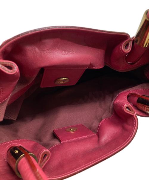 Chloe（クロエ）Chloe (クロエ) 2WAYバッグ レッドの古着・服飾アイテム