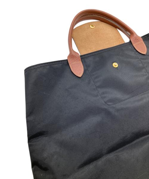 LONGCHAMP（ロンシャン）LONGCHAMP (ロンシャン) ナイロントートバッグ ブラックの古着・服飾アイテム