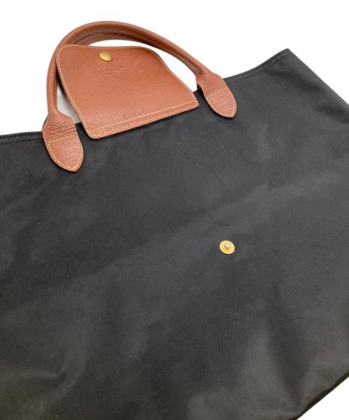 LONGCHAMP（ロンシャン）LONGCHAMP (ロンシャン) ナイロントートバッグ ブラックの古着・服飾アイテム
