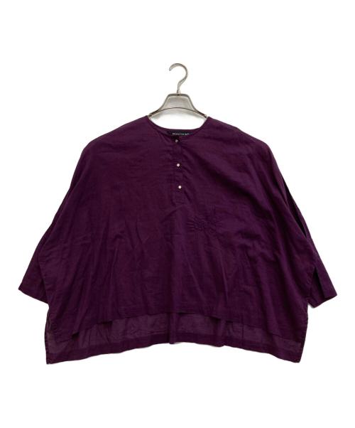 mizuiro-ind（ミズイロインド）mizuiro-ind (ミズイロインド) エンブロイダリーブラウス パープル サイズ:-の古着・服飾アイテム
