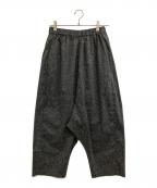 mizuiro-indミズイロインド）の古着「リネン混サルエルパンツ」｜グレー