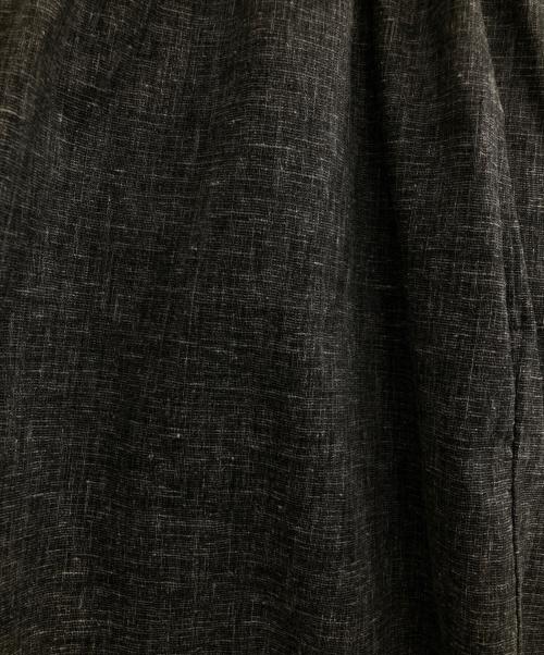 mizuiro-ind（ミズイロインド）mizuiro-ind (ミズイロインド) リネン混サルエルパンツ グレー サイズ:2の古着・服飾アイテム