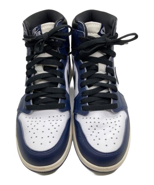 NIKE（ナイキ）NIKE (ナイキ) ハイカットスニーカー ネイビー サイズ:26の古着・服飾アイテム