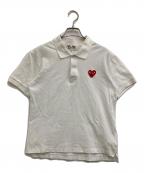 PLAY COMME des GARCONSプレイコムデギャルソン）の古着「ポロシャツ」｜ホワイト