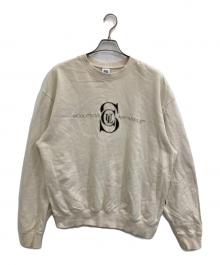 sculptor（スカルプター）の古着「ロゴアップリケスウェット」｜アイボリー