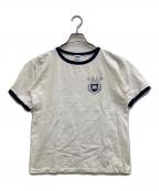 Championチャンピオン）の古着「リンガーTシャツ」｜ホワイト