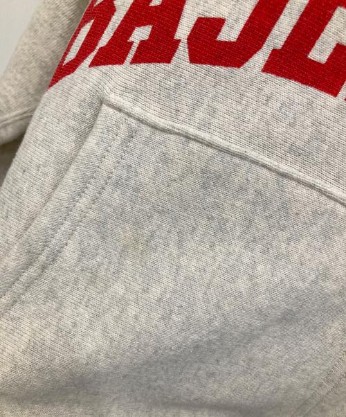 Champion（チャンピオン）Champion (チャンピオン) カレッジプリントパーカー グレー サイズ:Mの古着・服飾アイテム