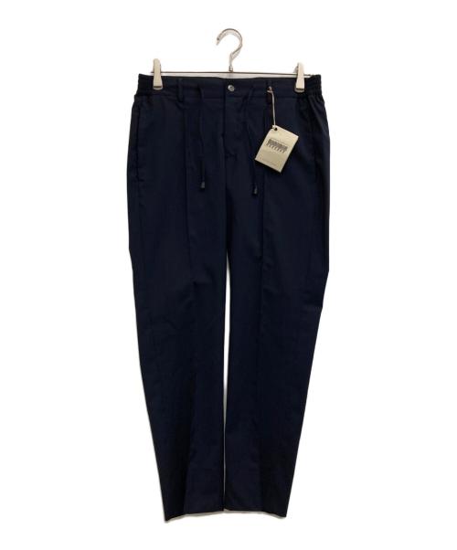 giab's ARCHIVIO（ジャブス アルキヴィオ）giab's ARCHIVIO (ジャブス アルキヴィオ) サマーウールイージーパンツ ネイビー サイズ:44の古着・服飾アイテム