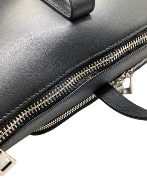 LOEWE（ロエベ）LOEWE (ロエベ) アナグラムレザーブリーフケース ブラックの古着・服飾アイテム