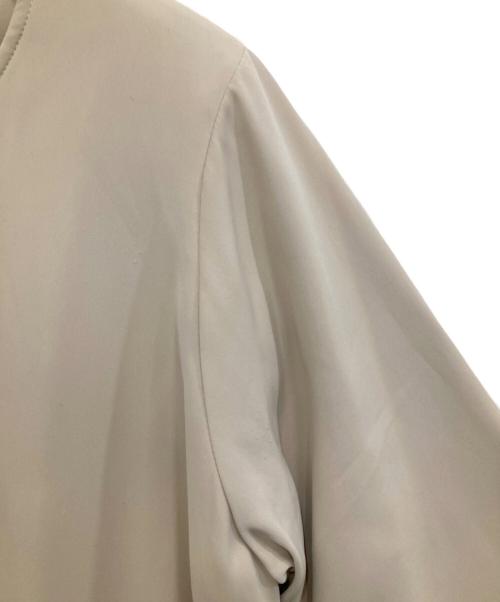 SOEJU（ソージュ）SOEJU (ソージュ) ライトパディングノーカラーコート アイボリー サイズ:Mの古着・服飾アイテム