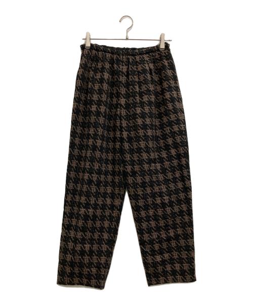 mizuiro-ind（ミズイロインド）mizuiro-ind (ミズイロインド) プリントイージーパンツ ブラック サイズ:-の古着・服飾アイテム