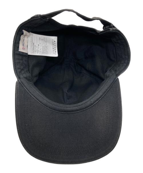 MONCLER（モンクレール）MONCLER (モンクレール) BASEBALL CAP ブラックの古着・服飾アイテム