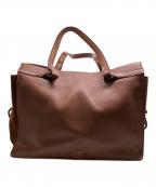 COLE HAANコールハーン）の古着「グランドアンビションサイドシンチサッチェルバッグ」｜ブラウン