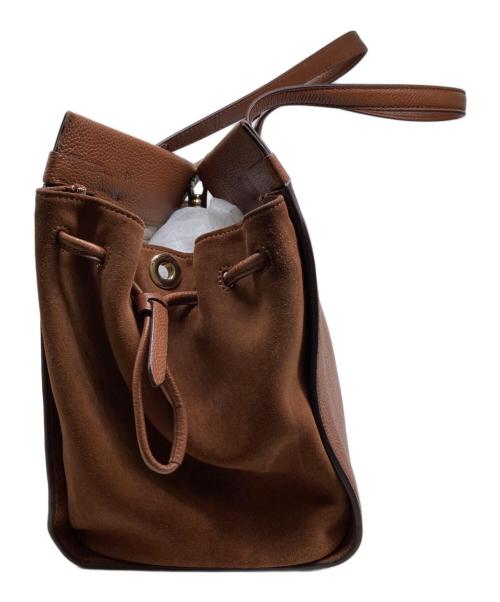 COLE HAAN（コールハーン）COLE HAAN (コールハーン) グランドアンビションサイドシンチサッチェルバッグ ブラウンの古着・服飾アイテム