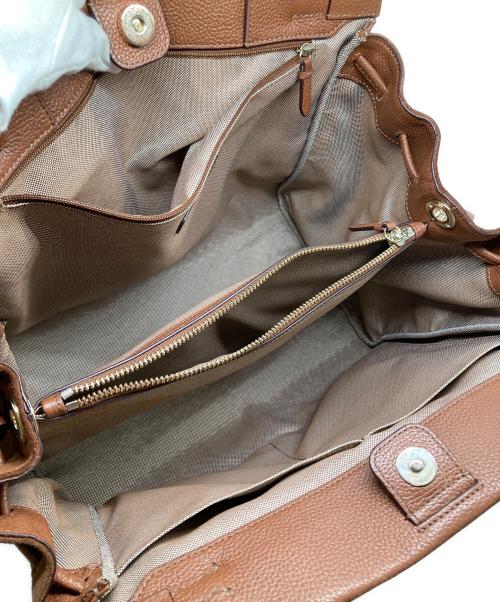 COLE HAAN（コールハーン）COLE HAAN (コールハーン) グランドアンビションサイドシンチサッチェルバッグ ブラウンの古着・服飾アイテム