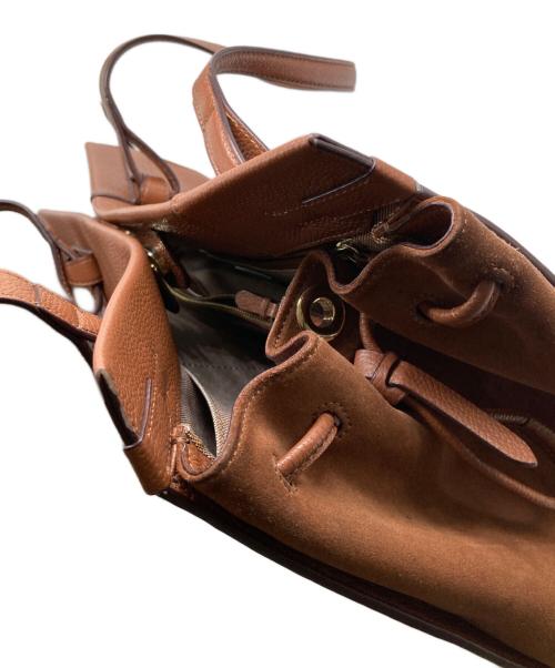 COLE HAAN（コールハーン）COLE HAAN (コールハーン) グランドアンビションサイドシンチサッチェルバッグ ブラウンの古着・服飾アイテム