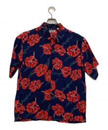 Sun Surf（サンサーフ）の古着「S/S HAWAIIAN SHIRT "HIBISCUS"」｜ネイビー