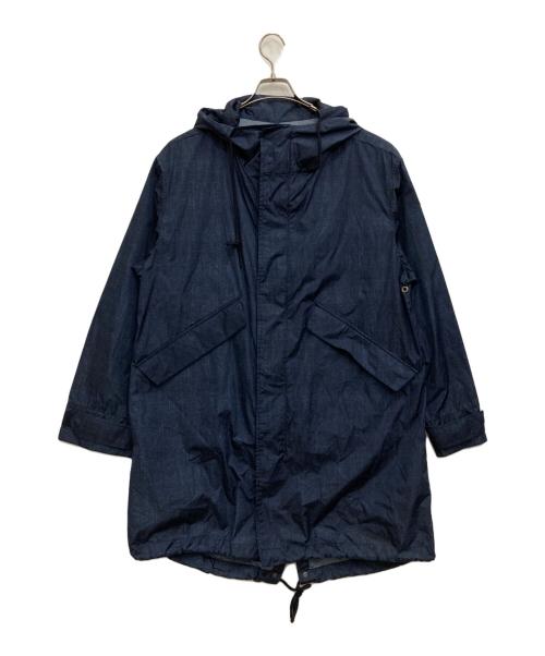 MONCLER（モンクレール）MONCLER (モンクレール) ナイロンモッズコート ネイビー サイズ:3の古着・服飾アイテム