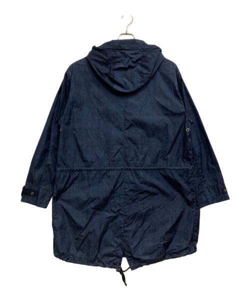 MONCLER（モンクレール）MONCLER (モンクレール) ナイロンモッズコート ネイビー サイズ:3の古着・服飾アイテム