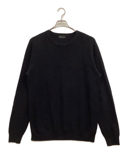 ROBERTO COLLINA（ロベルトコリーナ）ROBERTO COLLINA (ロベルトコリーナ) クルーネックニット ブラック サイズ:Mの古着・服飾アイテム