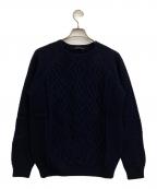 ROBERTO COLLINAロベルトコリーナ）の古着「ケーブルニット」｜ネイビー