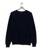 ROBERTO COLLINAロベルトコリーナ）の古着「クルーネックニット」｜ネイビー