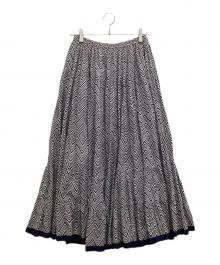 MARIHA（マリハ）の古着「草原の虹フレアスカート」｜ネイビー