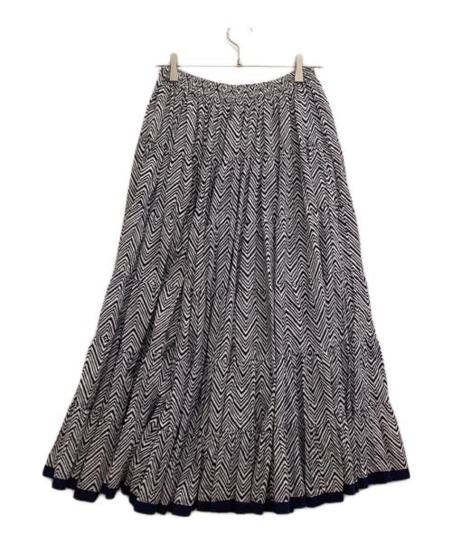 MARIHA（マリハ）MARIHA (マリハ) 草原の虹フレアスカート ネイビー サイズ:-の古着・服飾アイテム