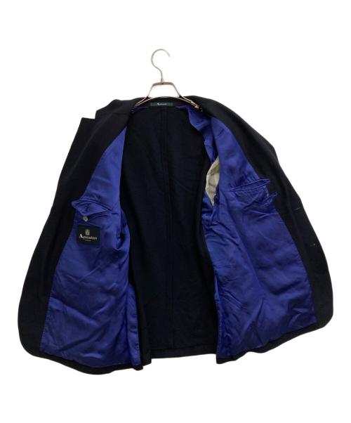 Aquascutum（アクアスキュータム）Aquascutum (アクアスキュータム) ウールナイロンテーラードジャケット ネイビー サイズ:-の古着・服飾アイテム