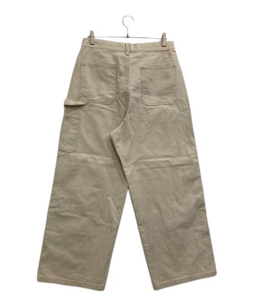 WHIMSIC（ウィムジック）WHIMSIC (ウィムジック) ダブルニーペインターパンツ ベージュ サイズ:2 未使用品の古着・服飾アイテム