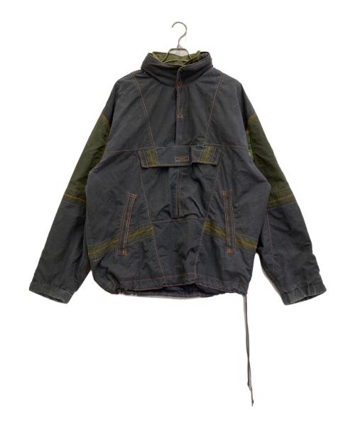 adidas（アディダス）adidas (アディダス) アノラックパーカー グレー サイズ:Lの古着・服飾アイテム