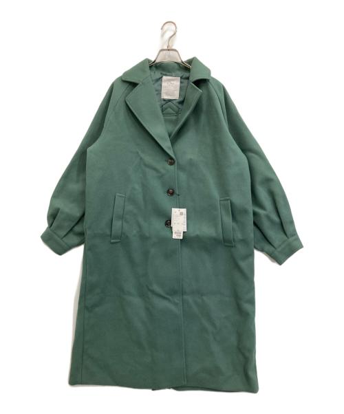 notch.（ノッチ）notch. (ノッチ) バックスリットコート グリーン サイズ:Mの古着・服飾アイテム