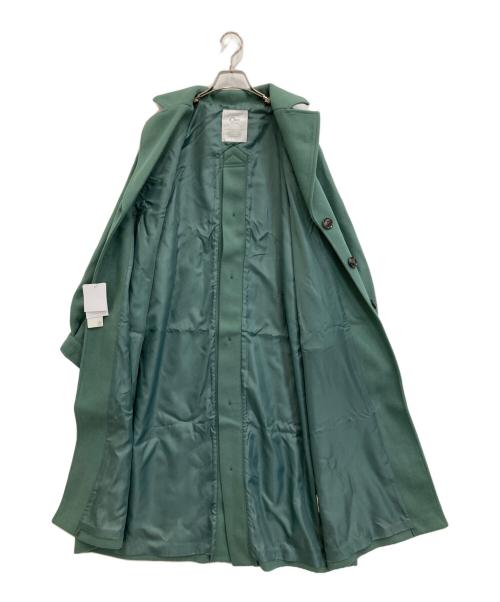 notch.（ノッチ）notch. (ノッチ) バックスリットコート グリーン サイズ:Mの古着・服飾アイテム