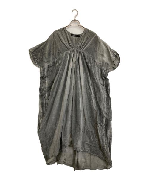 mizuiro-ind（ミズイロインド）mizuiro-ind (ミズイロインド) ノースリーブワンピース グレー サイズ:表記無しの古着・服飾アイテム