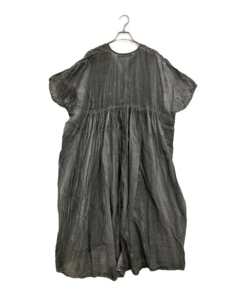 mizuiro-ind（ミズイロインド）mizuiro-ind (ミズイロインド) ノースリーブワンピース グレー サイズ:表記無しの古着・服飾アイテム