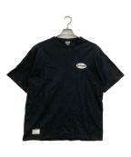 Schottショット）の古着「クルーネックバックプリントTシャツ」｜ブラック