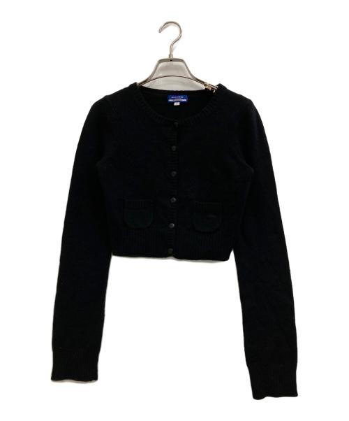 BURBERRY BLUE LABEL（バーバリー ブルー レーベル）BURBERRY BLUE LABEL (バーバリーロンドンブルーレーベル) ショートカーディガン ブラック サイズ:38の古着・服飾アイテム