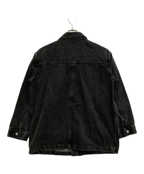 KBF（ケービーエフ）KBF (ケービーエフ) ルーズデニムジャケット ブラック サイズ:SIZE ONEの古着・服飾アイテム