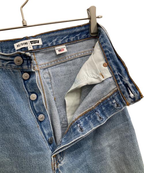 LEVI'S（リーバイス）LEVI'S (リーバイス) RE/DONE (リダン) リメイクカットオフデニムパンツ ブルー サイズ:25の古着・服飾アイテム