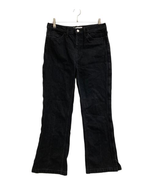 TOGA ARCHIVES（トーガアーカイブス）TOGA ARCHIVES (トーガアーカイブス) フレアデニムパンツ ブラック サイズ:Lの古着・服飾アイテム