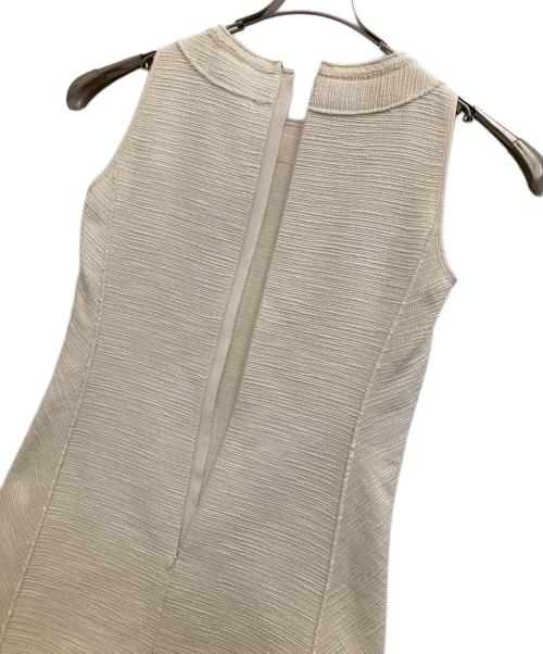 PAULE KA（ポールカ）PAULE KA (ポールカ) ツイードノースリーブワンピース アイボリー サイズ:S 未使用品の古着・服飾アイテム