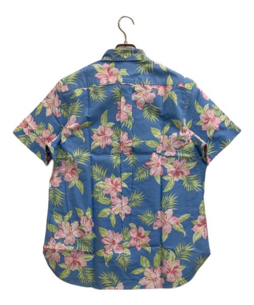 RALPH LAUREN（ラルフローレン）RALPH LAUREN (ラルフローレン) プルオーバーアロハシャツ ブルー サイズ:Mの古着・服飾アイテム