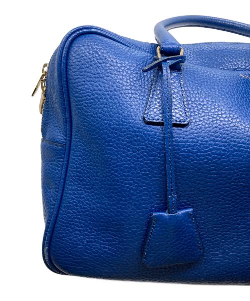 A.D.M.J.（エーディーエムジェイ）A.D.M.J. (エーディーエムジェイ) ミニボストンバッグ ブルーの古着・服飾アイテム