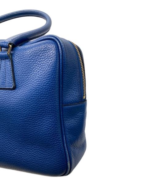 A.D.M.J.（エーディーエムジェイ）A.D.M.J. (エーディーエムジェイ) ミニボストンバッグ ブルーの古着・服飾アイテム