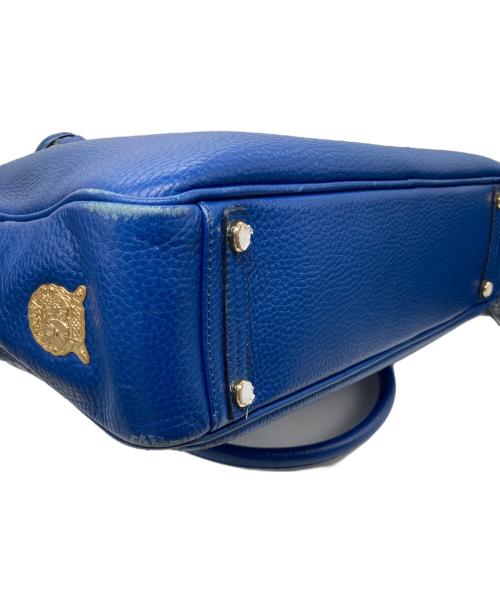 A.D.M.J.（エーディーエムジェイ）A.D.M.J. (エーディーエムジェイ) ミニボストンバッグ ブルーの古着・服飾アイテム