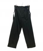 TODAYFULトゥデイフル）の古着「Suspenders Highwaist Pants」｜グレー