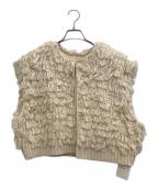 UNGRIDアングリッド）の古着「ループヤーンニットベスト」｜アイボリー