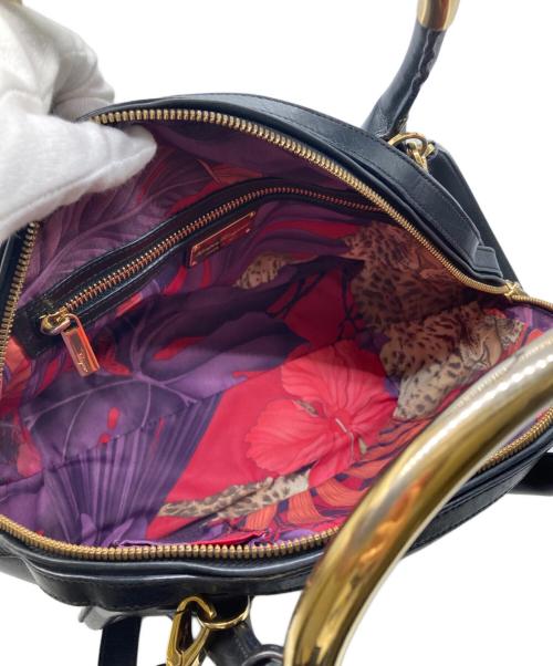 Salvatore Ferragamo（サルヴァトーレ フェラガモ）Salvatore Ferragamo (サルヴァトーレ フェラガモ) 2WAYハンドバッグ ブラックの古着・服飾アイテム