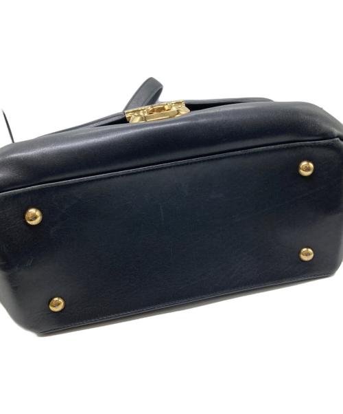 Salvatore Ferragamo（サルヴァトーレ フェラガモ）Salvatore Ferragamo (サルヴァトーレ フェラガモ) 2WAYハンドバッグ ブラックの古着・服飾アイテム